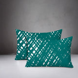 Riju Scratches 2 Sets Indoor/Outdoor Reversible Rectangular Pillow