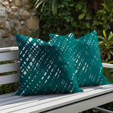 Riju Scratches 2 Sets Indoor/Outdoor Reversible Square Pillow