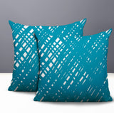 Riju Scratches 2 Sets Indoor/Outdoor Reversible Square Pillow