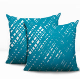 Riju Scratches 2 Sets Indoor/Outdoor Reversible Square Pillow
