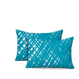 Riju Scratches 2 Sets Indoor/Outdoor Reversible Rectangular Pillow