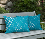 Riju Scratches 2 Sets Indoor/Outdoor Reversible Rectangular Pillow