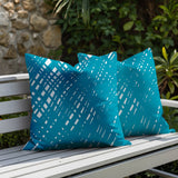 Riju Scratches 2 Sets Indoor/Outdoor Reversible Square Pillow