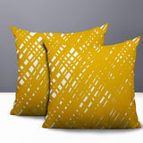 Riju Scratches 2 Sets Indoor/Outdoor Reversible Square Pillow