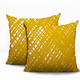 Riju Scratches 2 Sets Indoor/Outdoor Reversible Square Pillow