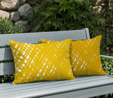 Riju Scratches 2 Sets Indoor/Outdoor Reversible Rectangular Pillow