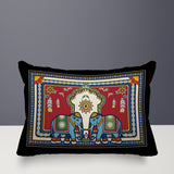 Patriot Elephant Lumbar Indoor/Outdoor Throw Pillow