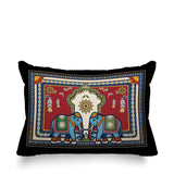 Patriot Elephant Lumbar Indoor/Outdoor Throw Pillow