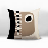 Rikka Abstract Reversible Indoor/Outdoor Square Pillow