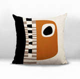 Rikka Abstract Reversible Indoor/Outdoor Square Pillow