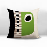 Rikka Abstract Reversible Indoor/Outdoor Square Pillow