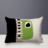 Rikka Abstract Reversible Indoor/Outdoor Rectangular Pillow