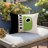Rikka Abstract Reversible Indoor/Outdoor Rectangular Pillow