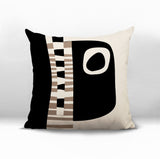 Rikka Abstract Reversible Indoor/Outdoor Square Pillow
