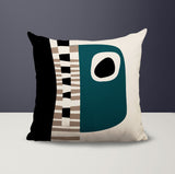 Rikka Abstract Reversible Indoor/Outdoor Square Pillow