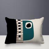 Rikka Abstract Reversible Indoor/Outdoor Rectangular Pillow