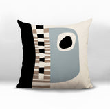Rikka Abstract Reversible Indoor/Outdoor Square Pillow