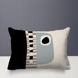 Rikka Abstract Reversible Indoor/Outdoor Rectangular Pillow