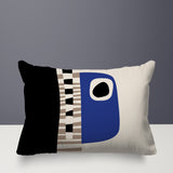 Rikka Abstract Reversible Indoor/Outdoor Rectangular Pillow