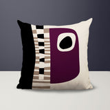 Rikka Abstract Reversible Indoor/Outdoor Square Pillow
