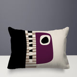 Rikka Abstract Reversible Indoor/Outdoor Rectangular Pillow