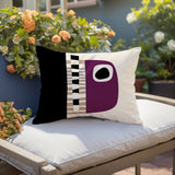 Rikka Abstract Reversible Indoor/Outdoor Rectangular Pillow