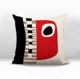 Rikka Abstract Reversible Indoor/Outdoor Square Pillow