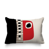 Rikka Abstract Reversible Indoor/Outdoor Rectangular Pillow
