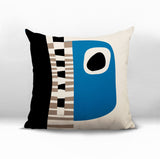 Rikka Abstract Reversible Indoor/Outdoor Square Pillow