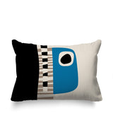 Rikka Abstract Reversible Indoor/Outdoor Rectangular Pillow
