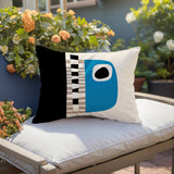Rikka Abstract Reversible Indoor/Outdoor Rectangular Pillow