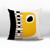 Rikka Abstract Reversible Indoor/Outdoor Square Pillow