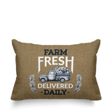 Ringo Typography Reversible Indoor/Outdoor Rectangular Pillow