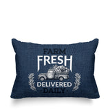 Ringo Typography Reversible Indoor/Outdoor Rectangular Pillow