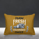 Ringo Typography Reversible Indoor/Outdoor Rectangular Pillow