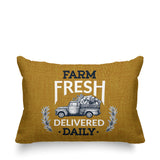 Ringo Typography Reversible Indoor/Outdoor Rectangular Pillow