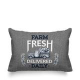 Ringo Typography Reversible Indoor/Outdoor Rectangular Pillow