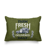 Ringo Typography Reversible Indoor/Outdoor Rectangular Pillow