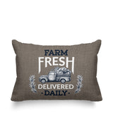 Ringo Typography Reversible Indoor/Outdoor Rectangular Pillow