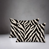 Rio Zebra Print Indoor/Outdoor Reversible Rectangular Pillow