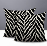 Rio Zebra Print Indoor/Outdoor Reversible Square Pillow