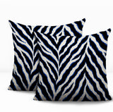 Rio Zebra Print Indoor/Outdoor Reversible Square Pillow