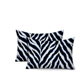 Rio Zebra Print Indoor/Outdoor Reversible Rectangular Pillow