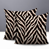 Rio Zebra Print Indoor/Outdoor Reversible Square Pillow