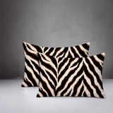 Rio Zebra Print Indoor/Outdoor Reversible Rectangular Pillow