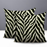 Rio Zebra Print Indoor/Outdoor Reversible Square Pillow