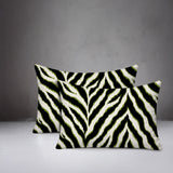 Rio Zebra Print Indoor/Outdoor Reversible Rectangular Pillow