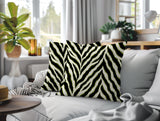 Rio Zebra Print Indoor/Outdoor Reversible Square Pillow