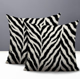 Rio Zebra Print Indoor/Outdoor Reversible Square Pillow