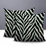 Rio Zebra Print Indoor/Outdoor Reversible Square Pillow